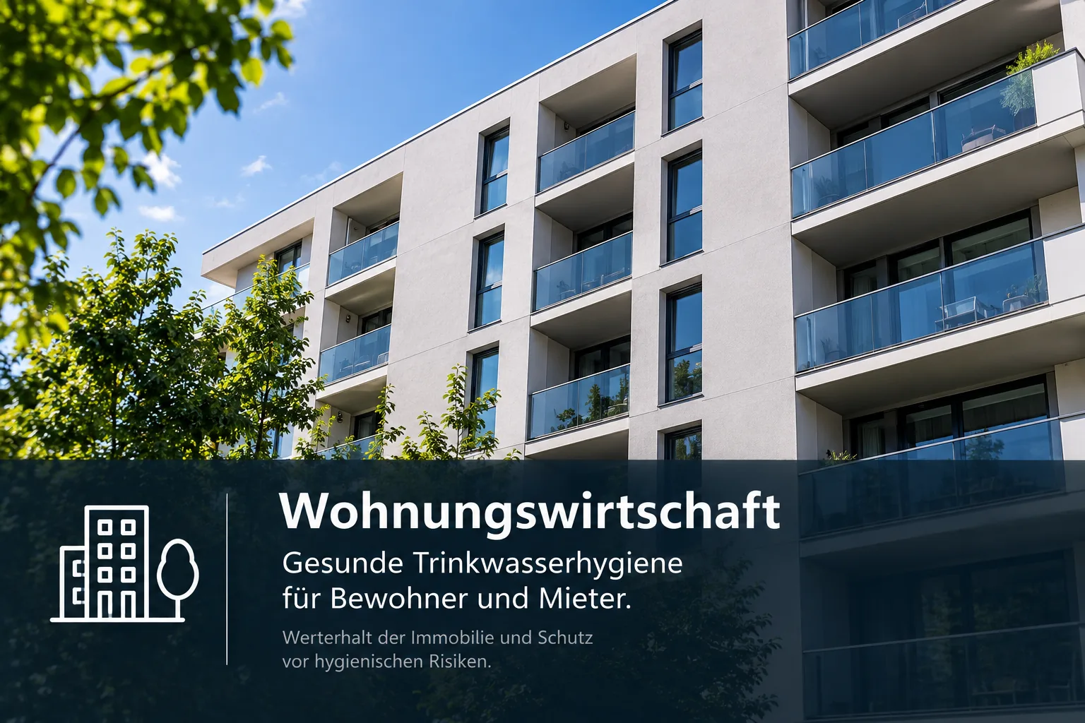Wohnungswirtschaft – Trinkwasserhygiene für Wohnanlagen, Mieter und Bewohner