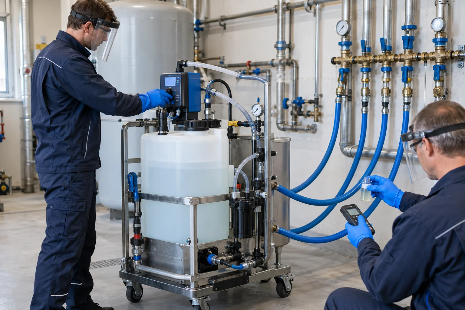 Reinigung & Desinfektion von Trinkwasser-Installationen